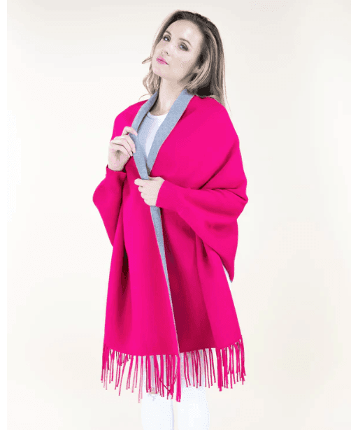 Houston boutiques dresses cape with sleeve