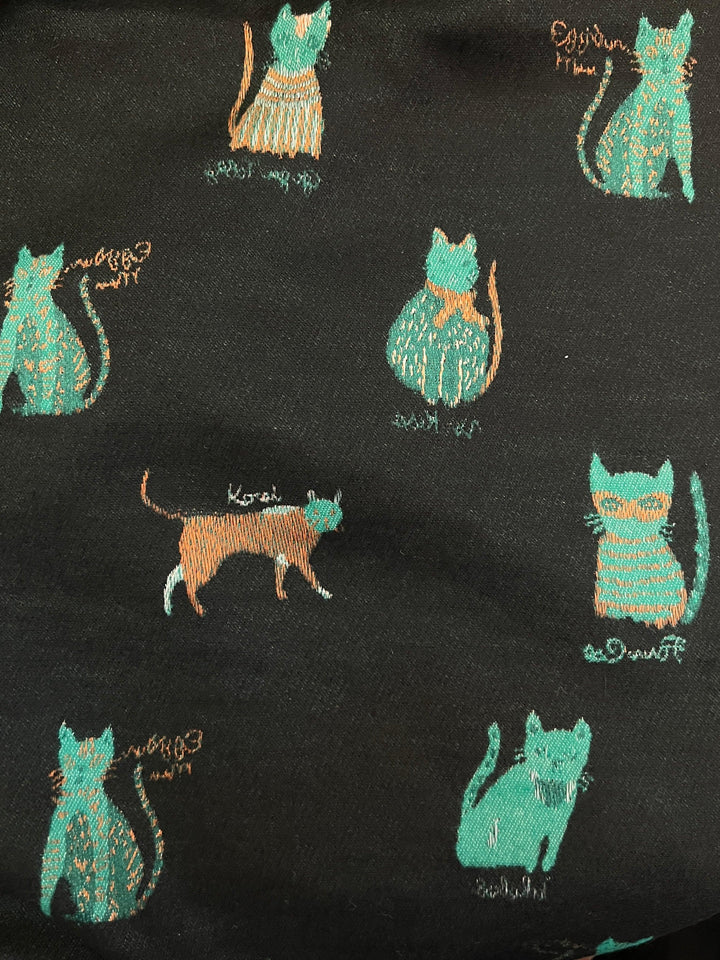 teal cat scarf shawl wrap womens holiday gift boutique