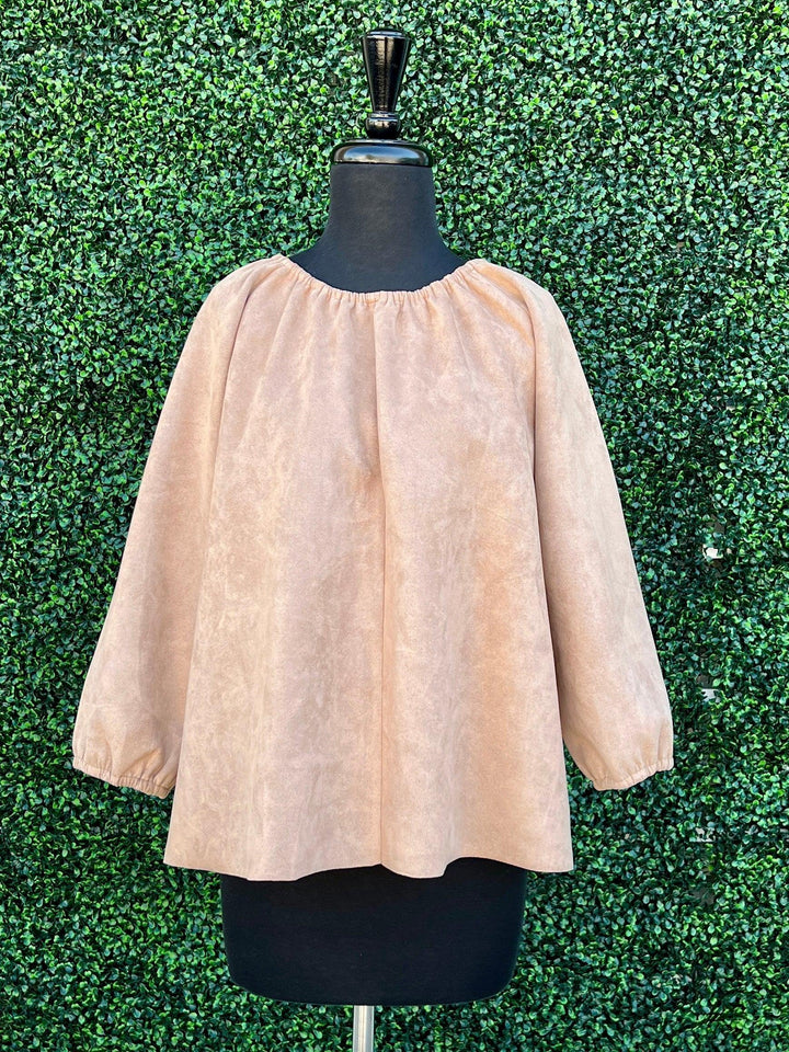 ​​trendy online boutiques brown fall shirt