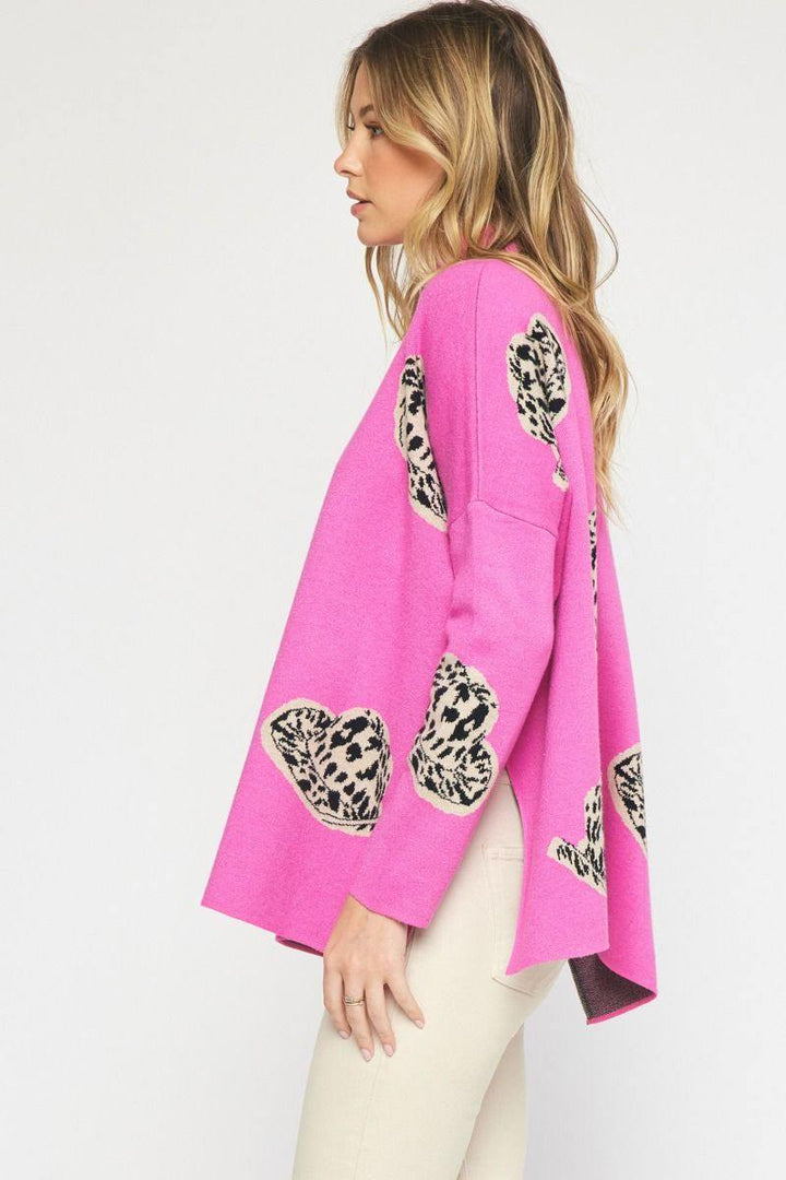 hot pink cowgirl hat sweater HLRS housotn rodeo women&