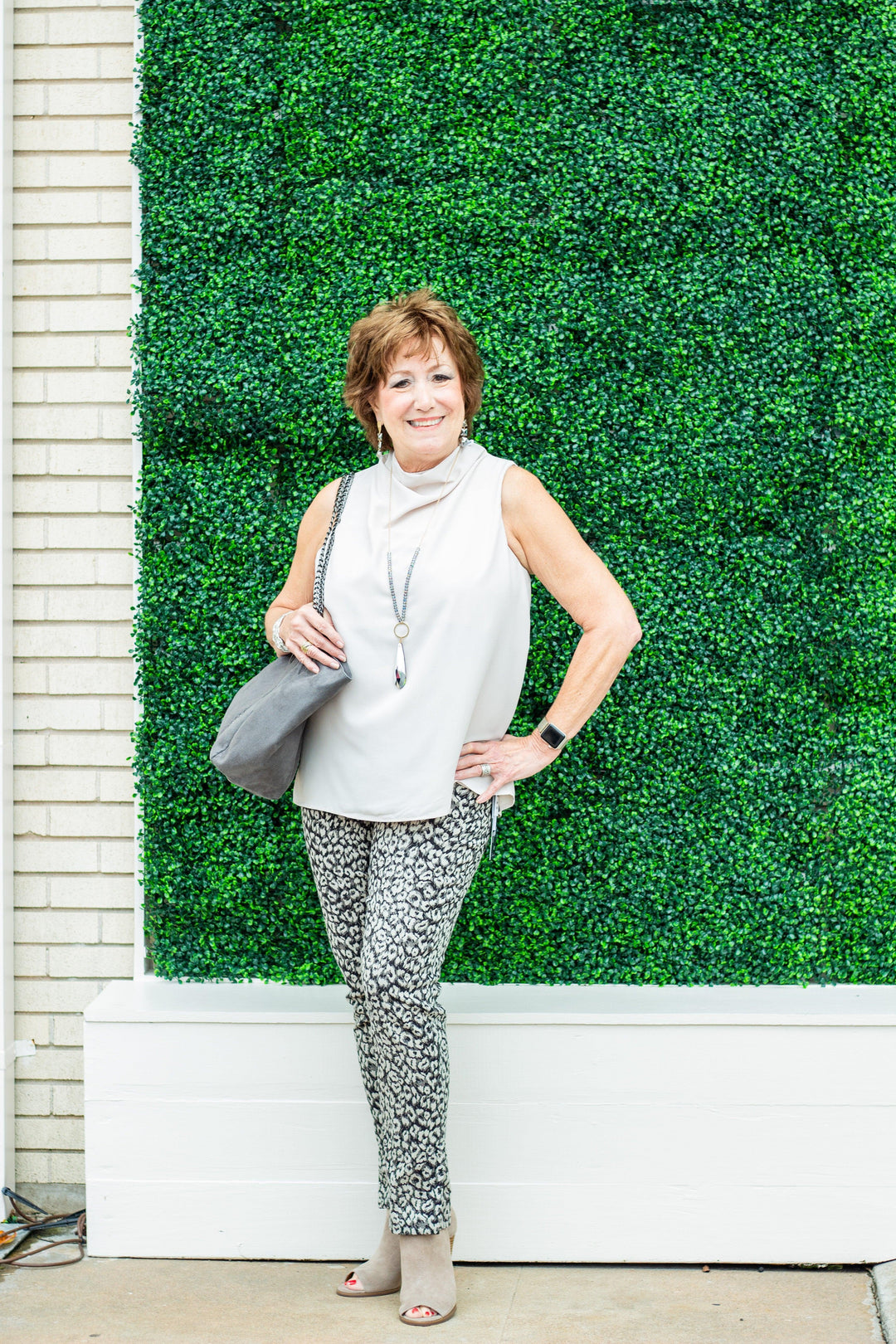 Oyster Cowl Neck Top - Très Chic