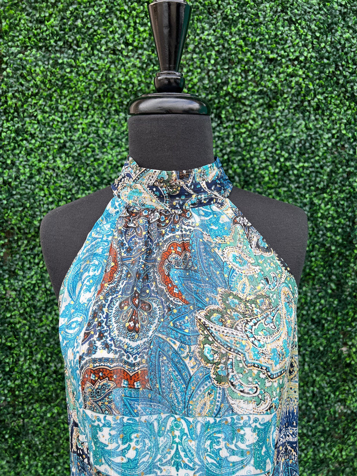 Blue jade brand clothing halter top