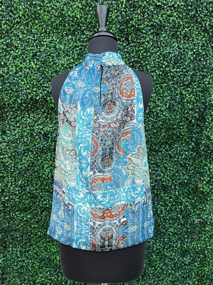 keyholde blouse for summer and fall blue jade