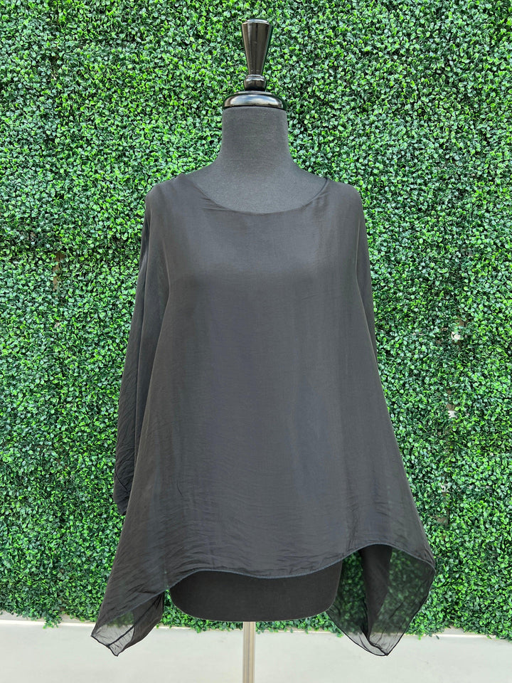 Tempo Paris silky blouse black