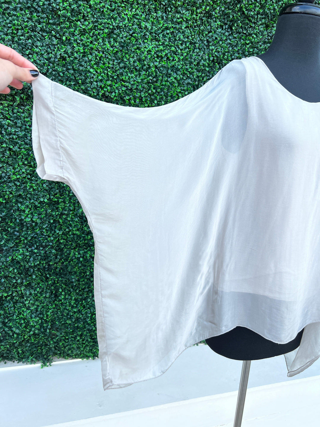 tempo paris silk poncho