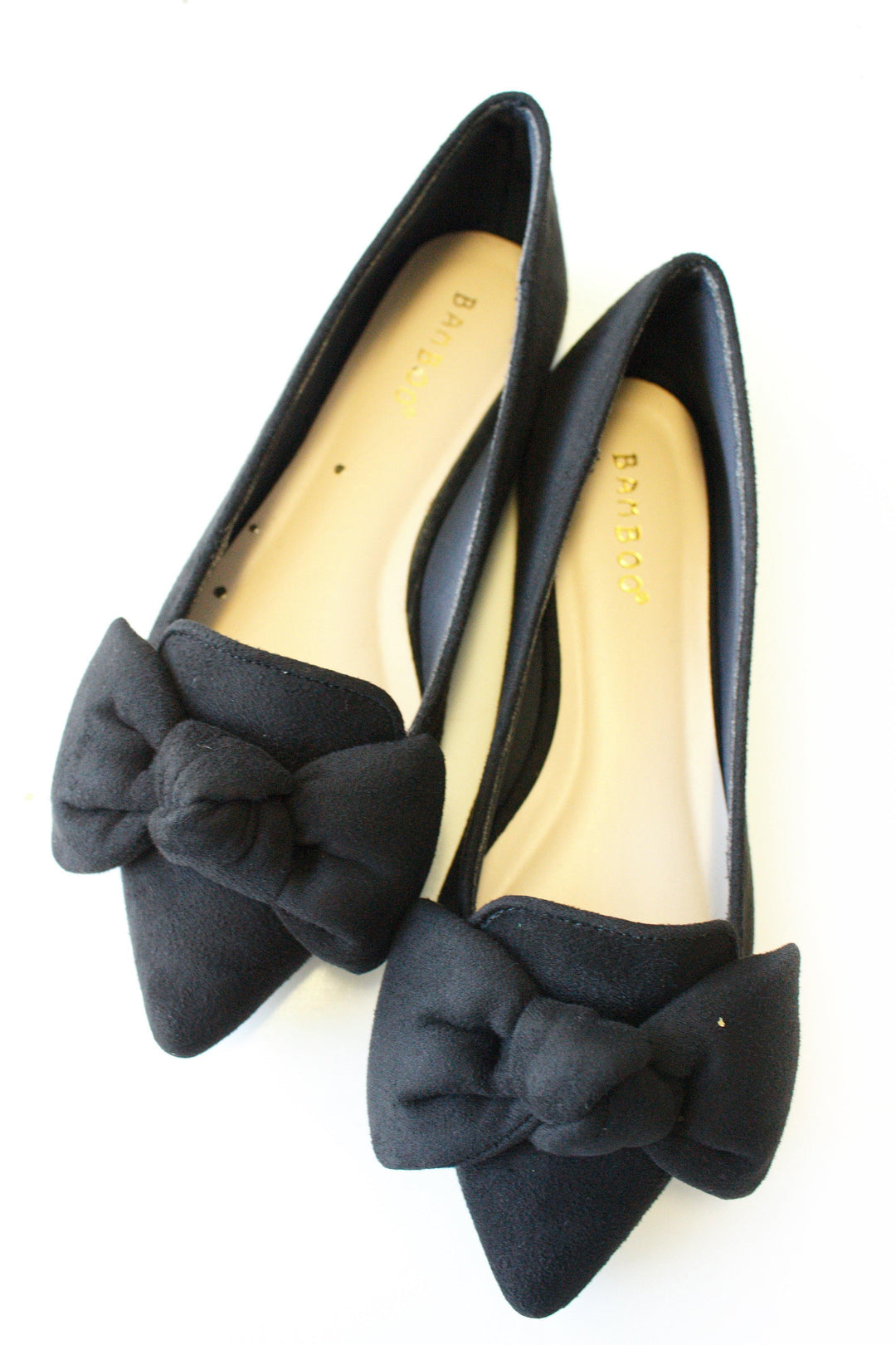 Bow Black Flats - Tres Chic Houston