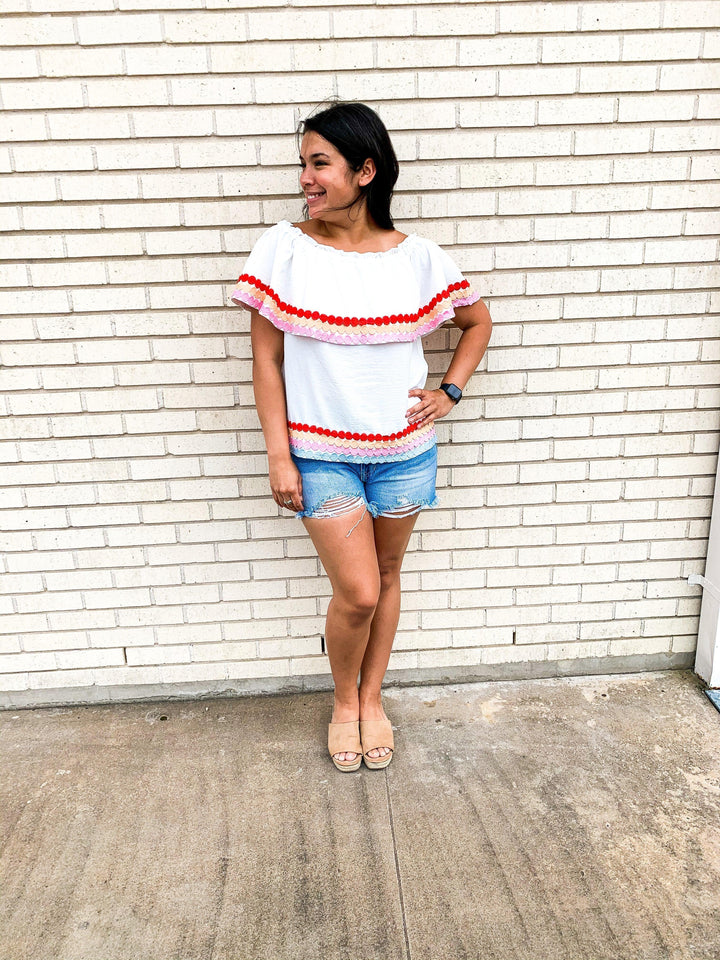Light Wash Mom Shorts - Tres Chic Houston