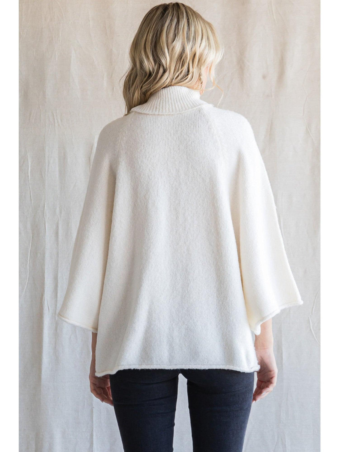 Boxy Turtleneck Sweater tres chic boutique tops and blouses Jodifl