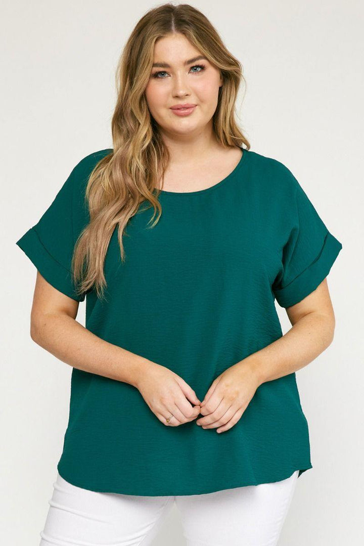 plus size fashion tops boutique houston texas hunter green