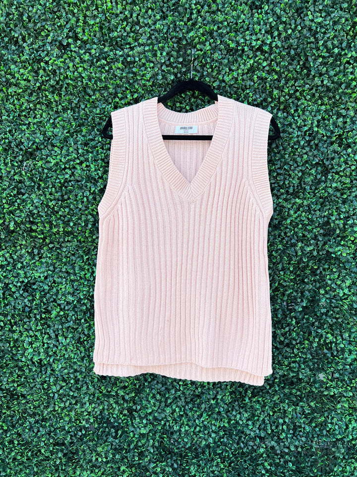 women over 50 boutique near me long sweater vest blush