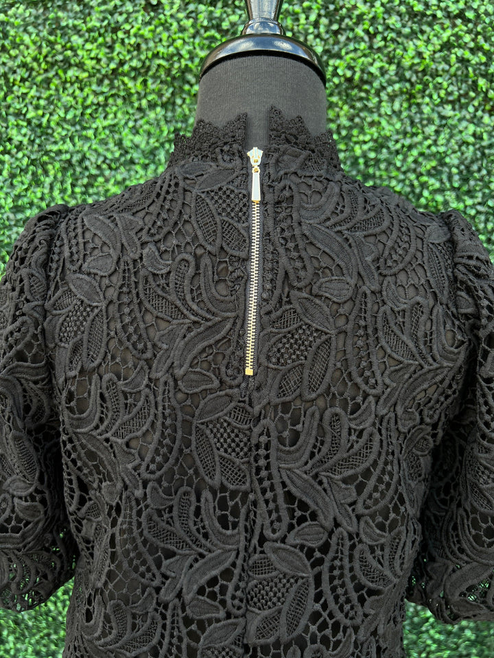 black lace blouse missy boutique tres chic houston online jade clothing