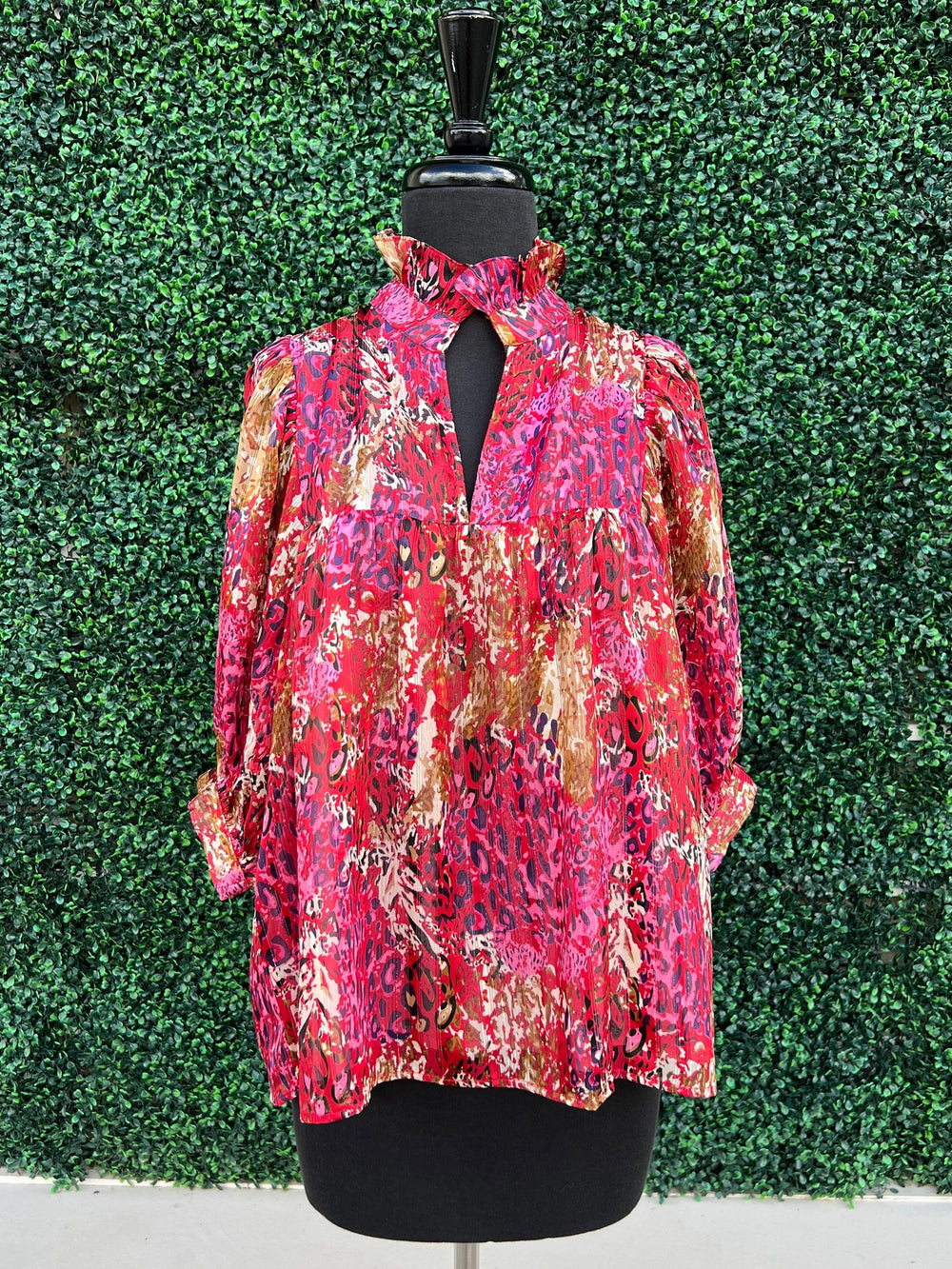 jade brand boutique puff sleeve fall colors tops and blouses online