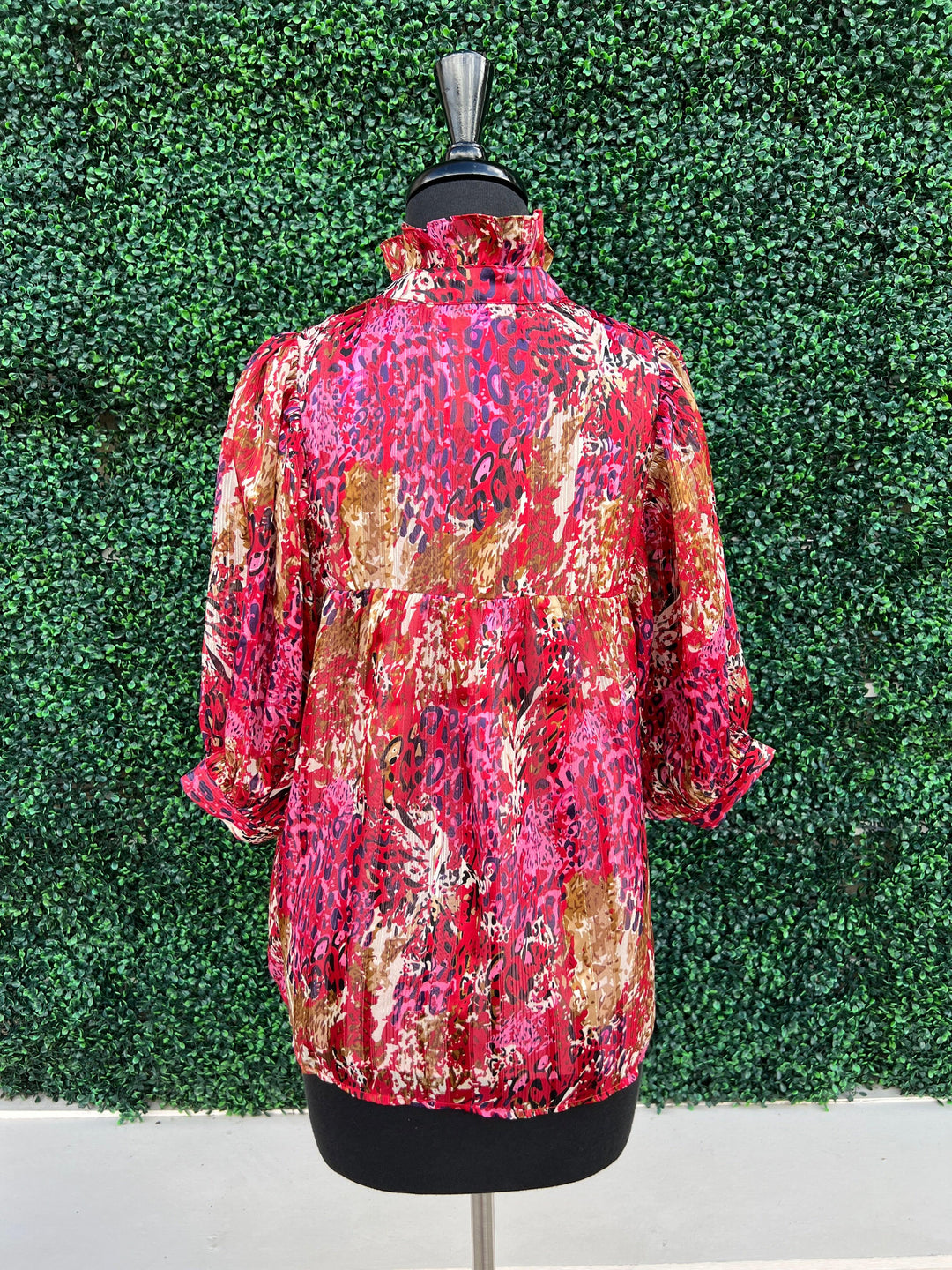 jade brand boutique puff sleeve fall colors tops and blouses online