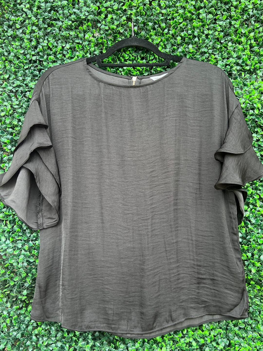 dainty dress and silky tops at tres chic