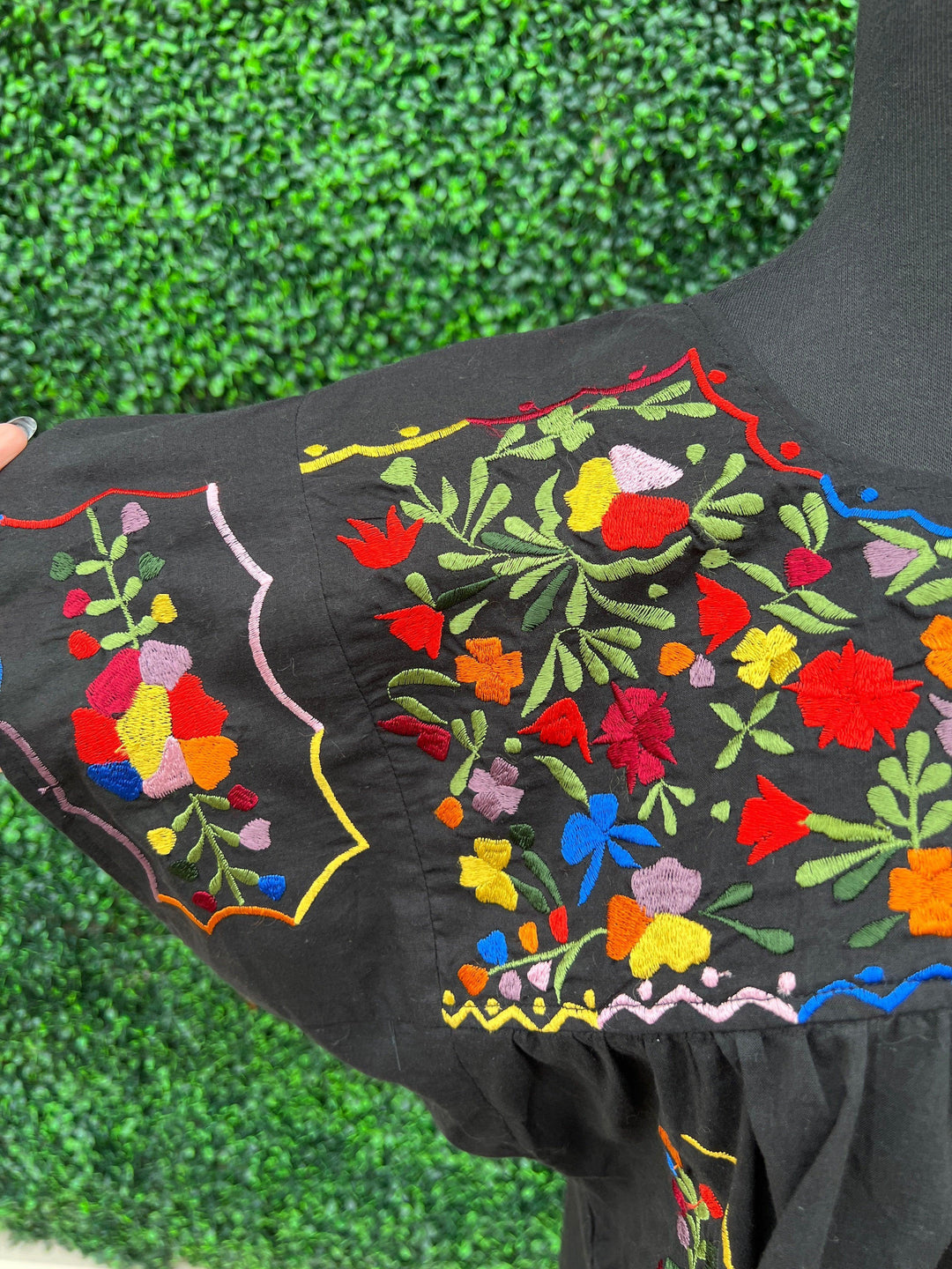 Anu natural fashions 100% cotton embroidered top