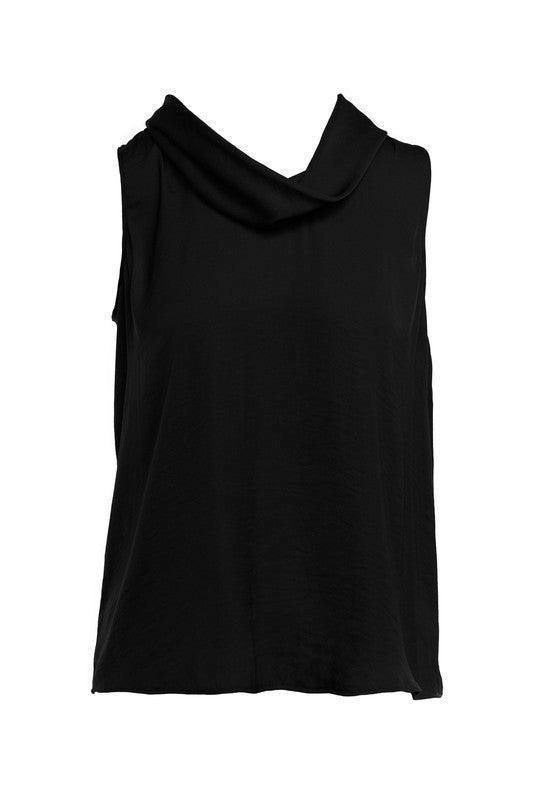 Cowl Neck Top - Tres Chic Houston