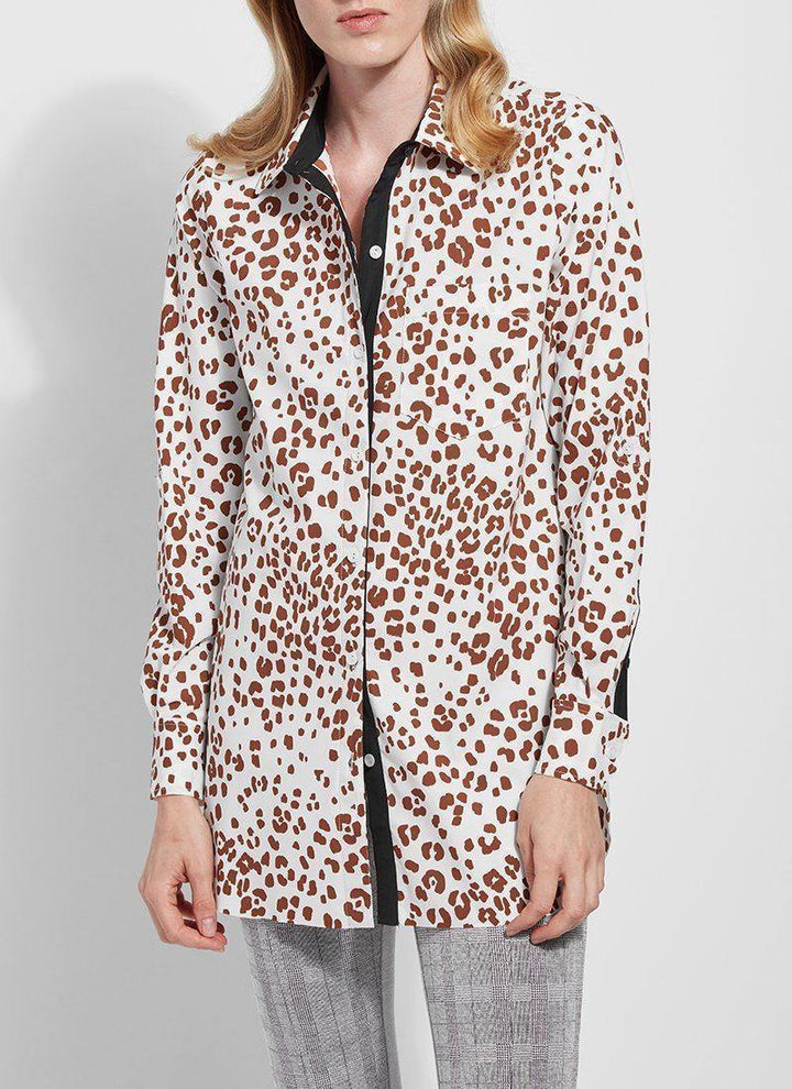 Schiffer Button Down Top - Tres Chic Houston
