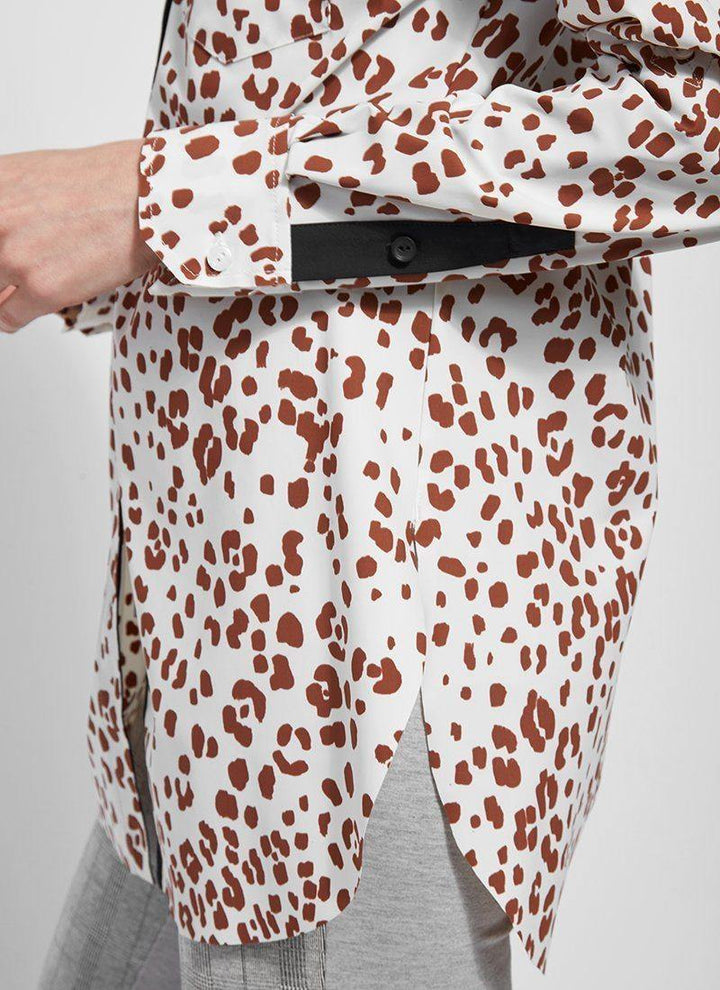 Schiffer Button Down Top - Tres Chic Houston