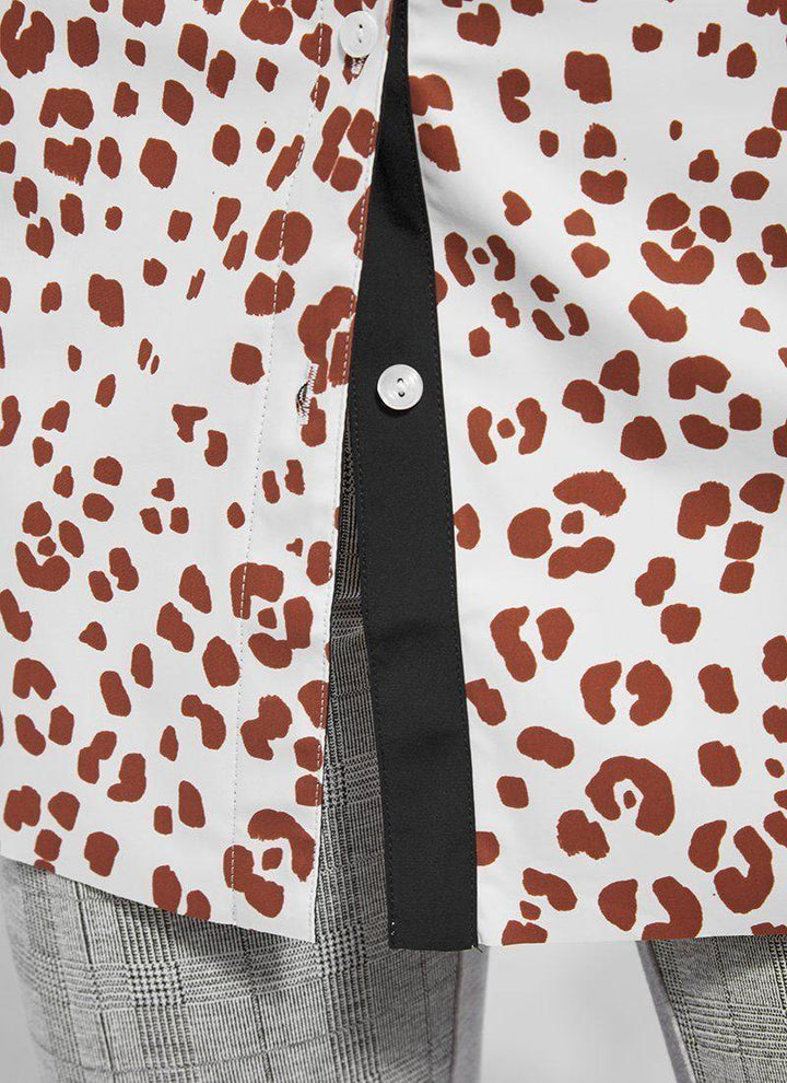 Schiffer Button Down Top - Tres Chic Houston