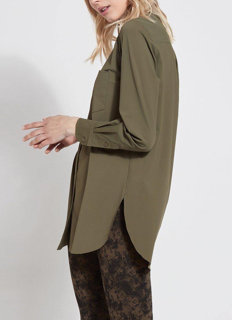 Schiffer Button Down Top - Tres Chic Houston