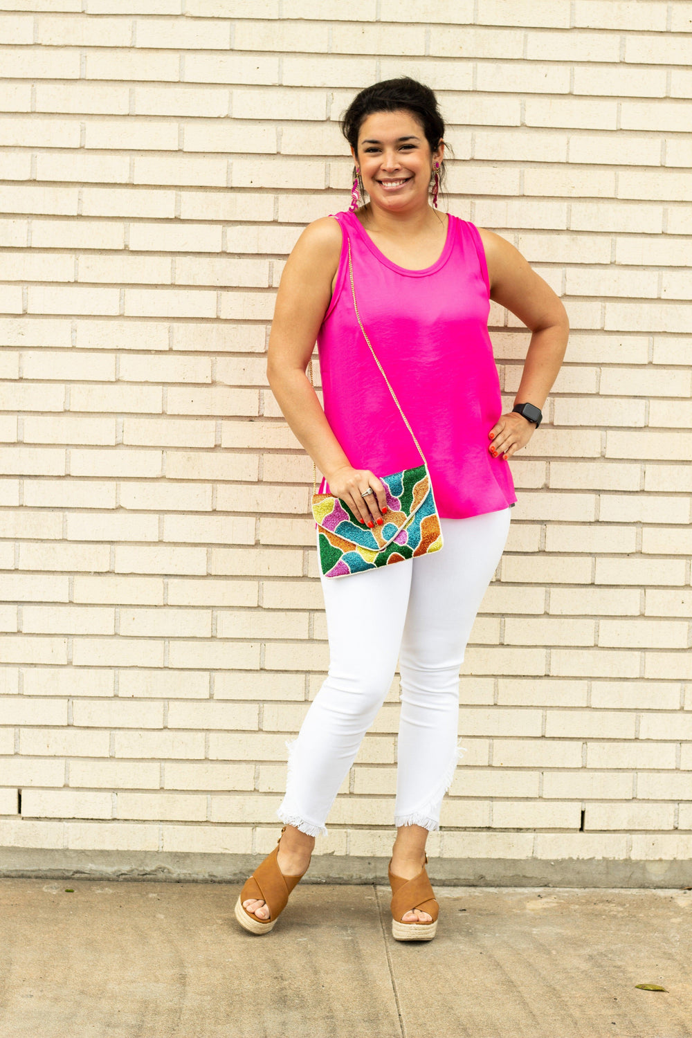 Scoop Neck Tank - Tres Chic Houston