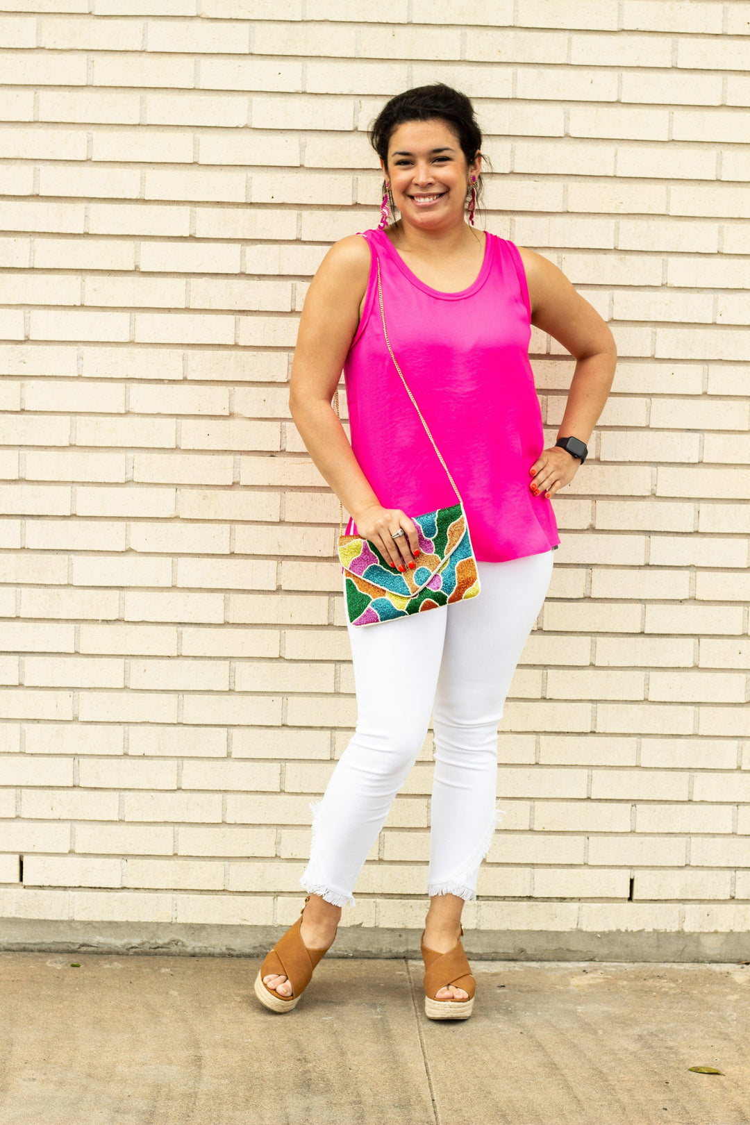 Scoop Neck Tank - Tres Chic Houston