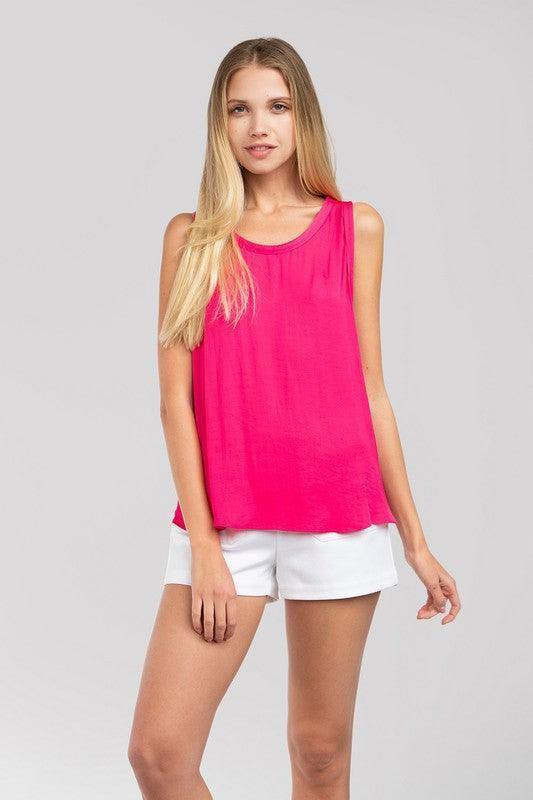 Scoop Neck Tank - Tres Chic Houston