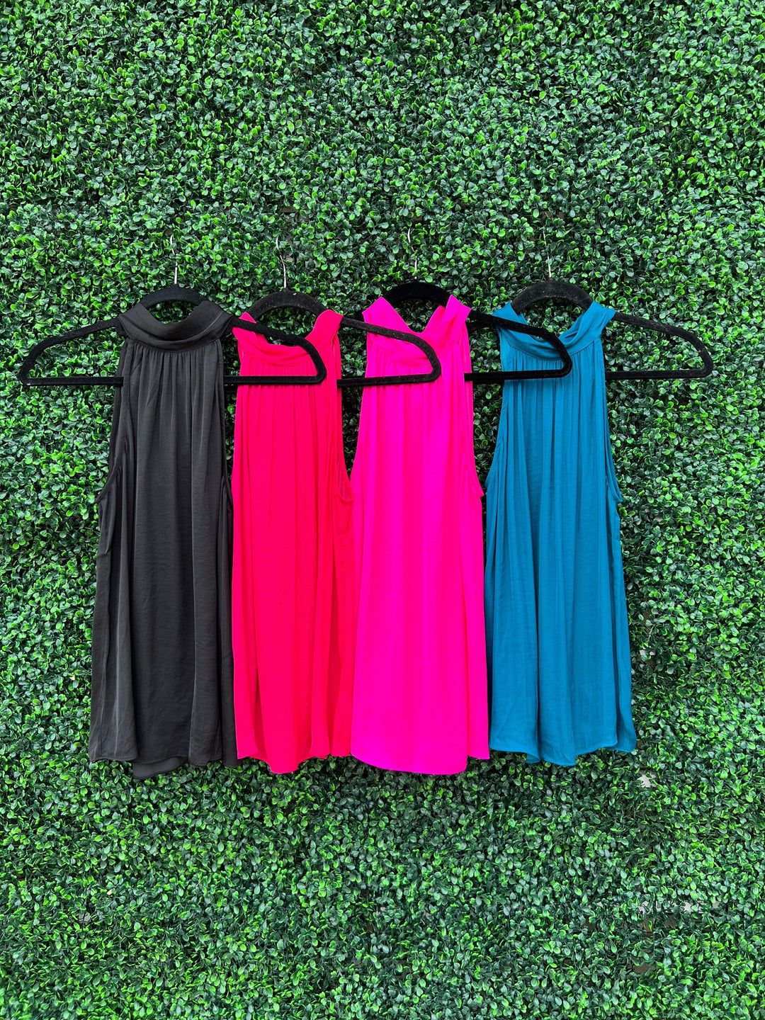 Tres Chic Dress Boutique on Houtson with silky tops can can be worn front and back