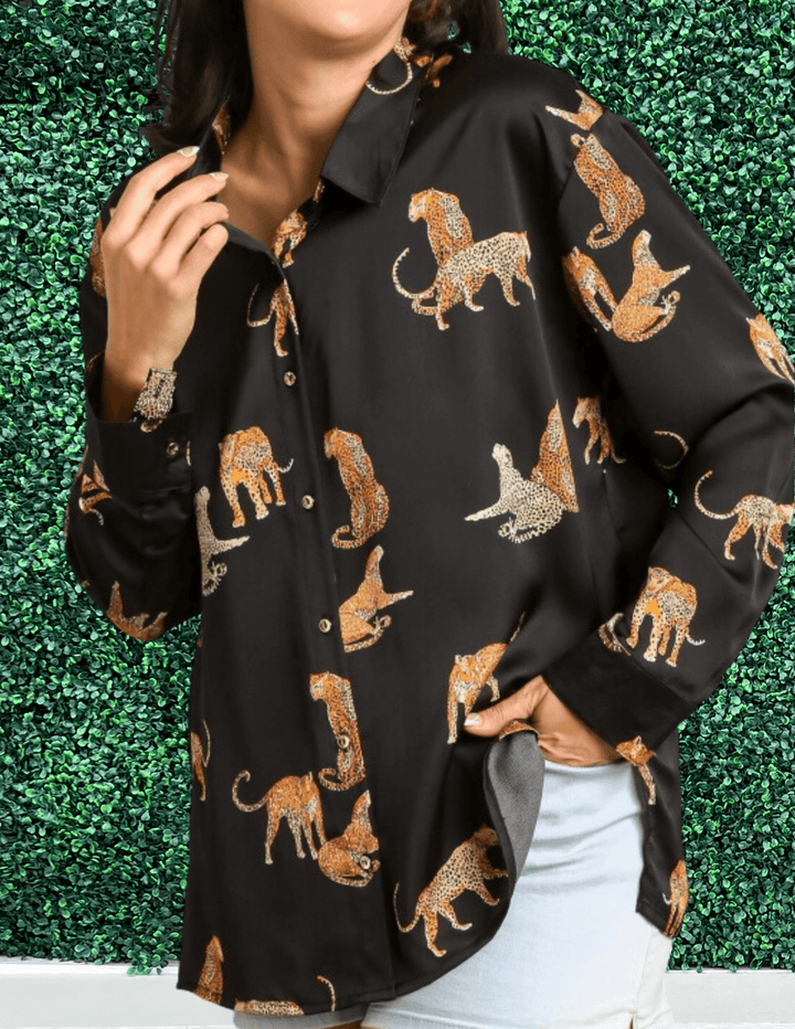 fun and flattering cheetah top in plus size houston texas online boutique