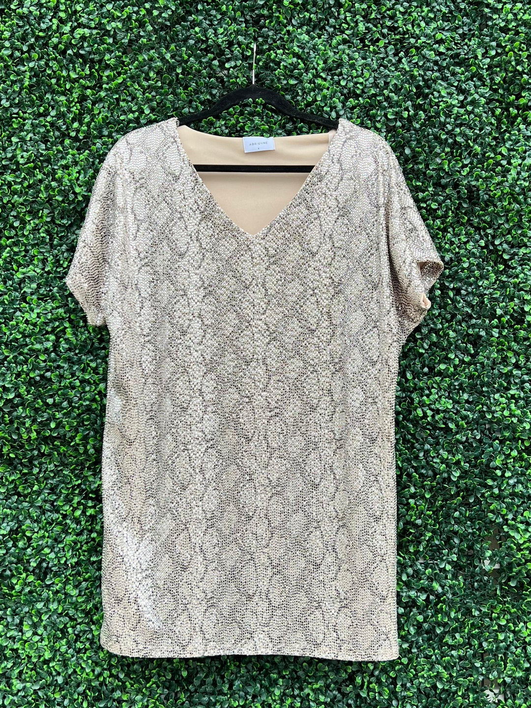Sparkle Dot Tunic V-Neck - Très Chic