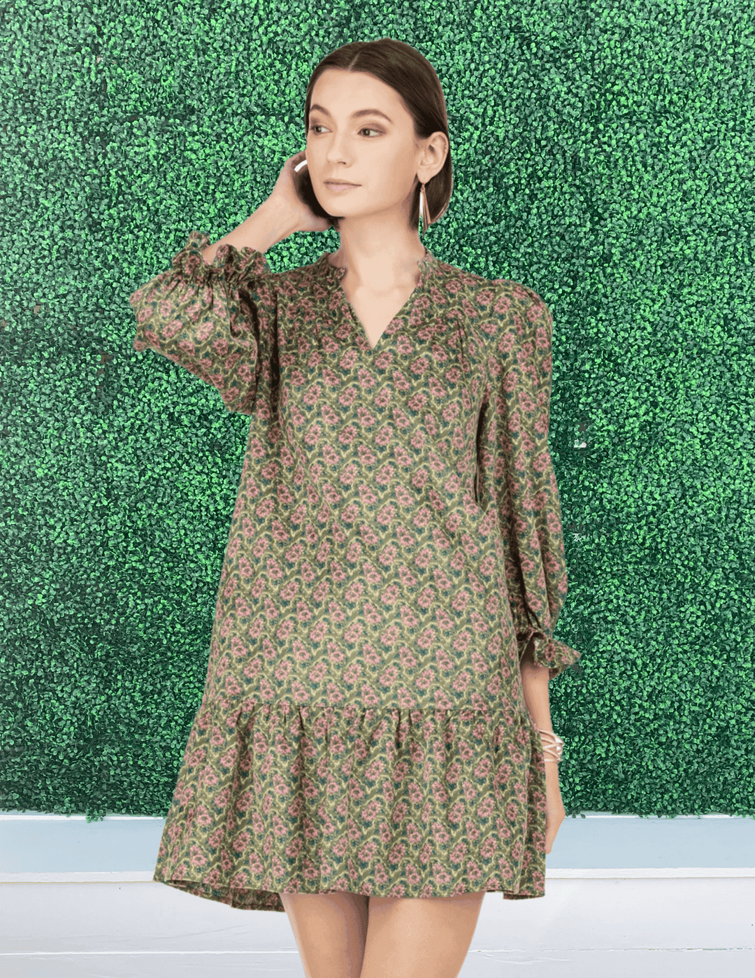 Jade Melody Tam Dress boutique Olive