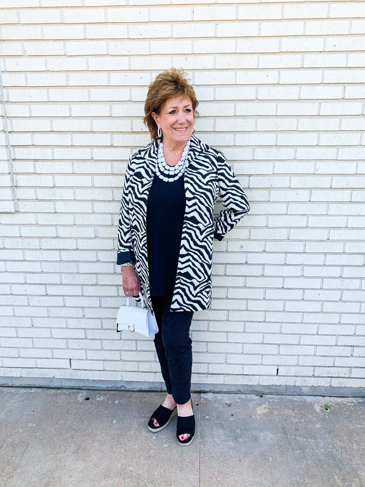 Zebra Evening Jacket - Très Chic