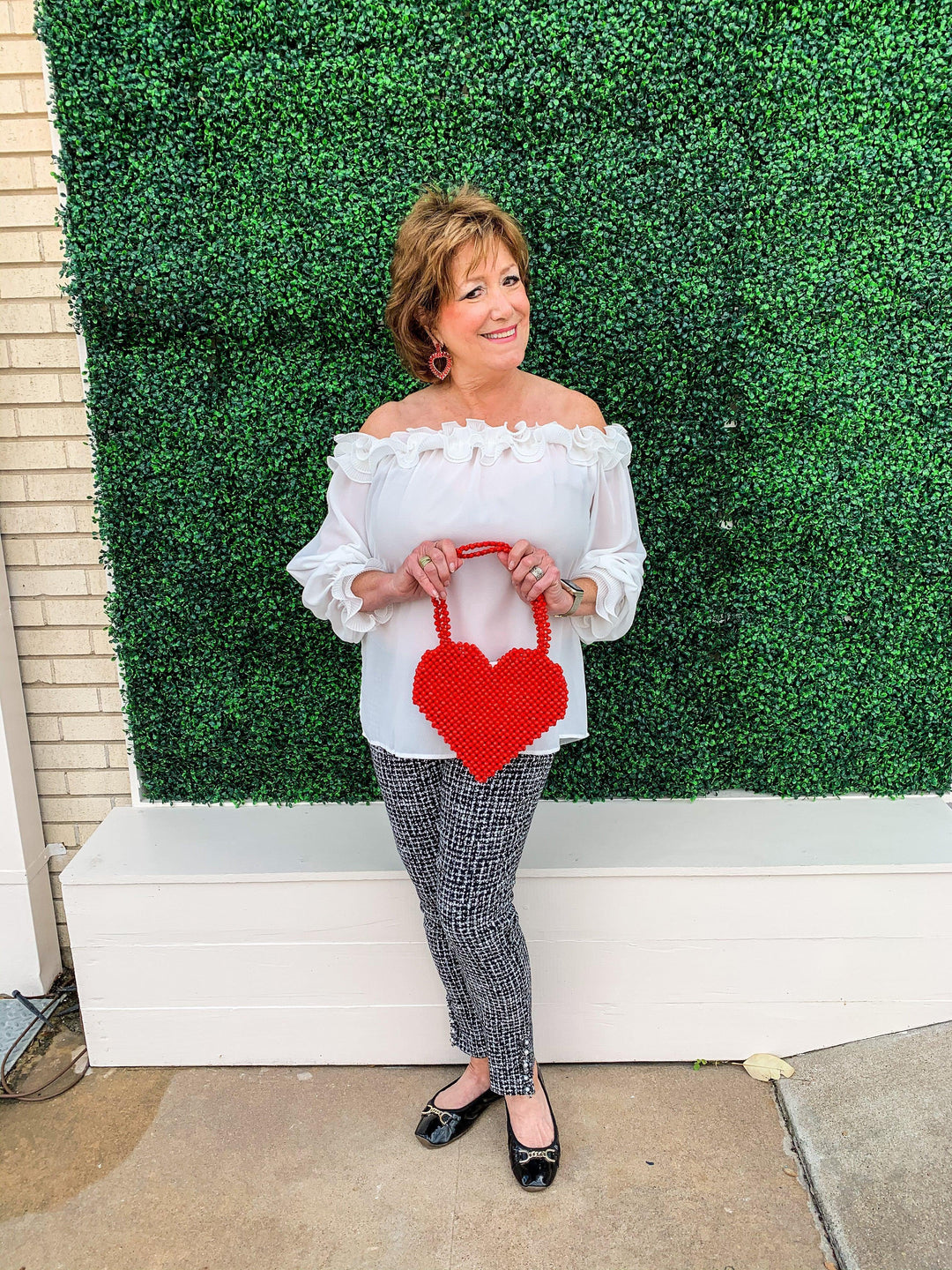 Ruffled Off the Shoulder Top - Très Chic